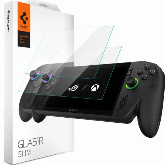 Spigen Asus Rog Ally|Inne Marki-SZKŁO ROG ALLY / ALLY X 2023-2025 / MSI CALW 7 AI+ GLAS.TR SLIM 2-PACK CLEAR