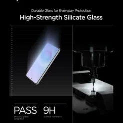 Spigen Samsung|Galaxy A57-SZKŁO SAMSUNG GALAXY A57 5G GLAS.TR "EZ FIT PRO" 2-PACK CLEAR