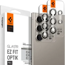 Spigen Samsung|Szkła-Szkło Samsung Galaxy S24 Ultra Glass tR EZ Fit Optik Pro 2 Pack Szare