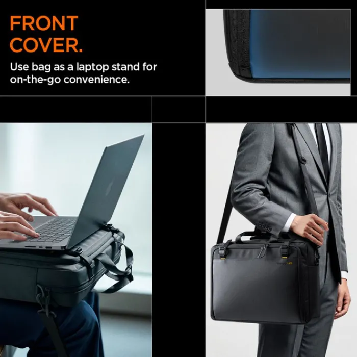 Spigen Torby-TORBA NA LAPTOPA KD300 KLASDEN LAPTOP BAG CZARNA