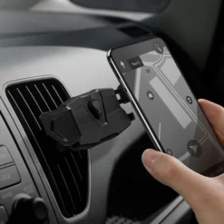 Spigen Uchwyty Samochodowe|Uchwyty Z Ładowaniem Indukcyjnym-Uchwyt Do Kratki Click.r Vent Car Mount Black