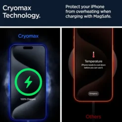Spigen Uchwyty Magnetyczne|Ładowarki-UCHWYT DO KRATKI ONETAP PRO 3 CRYOMAX MAGSAFE 20W CZARNY
