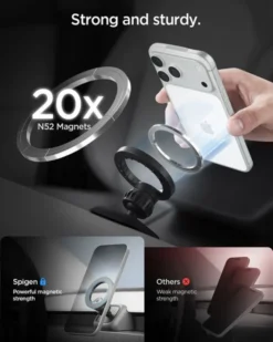 Spigen Tesla-UCHWYT DO KRATKI TESLA MODEL 3 2024 Y JUNIPER MAGSAFE CZARNY
