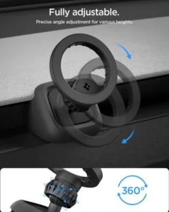 Spigen Tesla-UCHWYT DO KRATKI TESLA MODEL 3 2024 Y JUNIPER MAGSAFE CZARNY