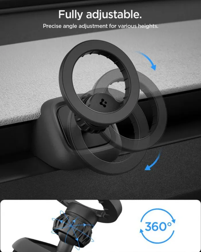 Spigen Tesla-UCHWYT DO KRATKI TESLA MODEL 3 2024 Y JUNIPER MAGSAFE CZARNY