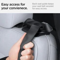 Spigen Tesla-UCHWYT DO PASÓW BEZPIECZEŃSTWA TESLA MODEL Y BACKSEAT SEATBELT HOLDER BLACK