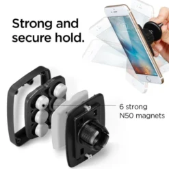 Spigen Iphone 16 Plus|Iphone 16 Pro Max-Uchwyt Magnetyczny Do Kratki H12 Air Vent Magnetic Car Mount Holder