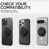 Spigen Uchwyty Magnetyczne|Uchwyty Na Telefon-UCHWYT MAGNETYCZNY O-MAG MAGNETYCZNY Z PODSTAWKĄ CZARNY