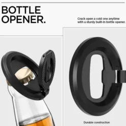 Spigen Uchwyty Magnetyczne|Uchwyty Na Telefon-UCHWYT MAGNETYCZNY O-MAG MAGNETYCZNY Z PODSTAWKĄ CZARNY