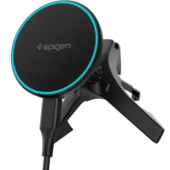 Spigen Iphone 14 Plus|Uchwyty Magnetyczne-UCHWYT NA KRATKĘ EV15MAQ ESSENTIAL MAGNETIC MAGSAFE 15W Qi2 CZARNY