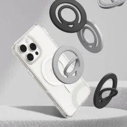 Spigen Uchwyty Magnetyczne|Uchwyty Na Telefon-UCHWYT NA PALEC DUAL POP MAG MAGSAFE PHONE RING CZARNY