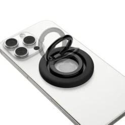 Spigen Uchwyty Magnetyczne|Uchwyty Na Telefon-UCHWYT NA PALEC NANO POP MAGSAFE PHONE RING BLACK SESAME