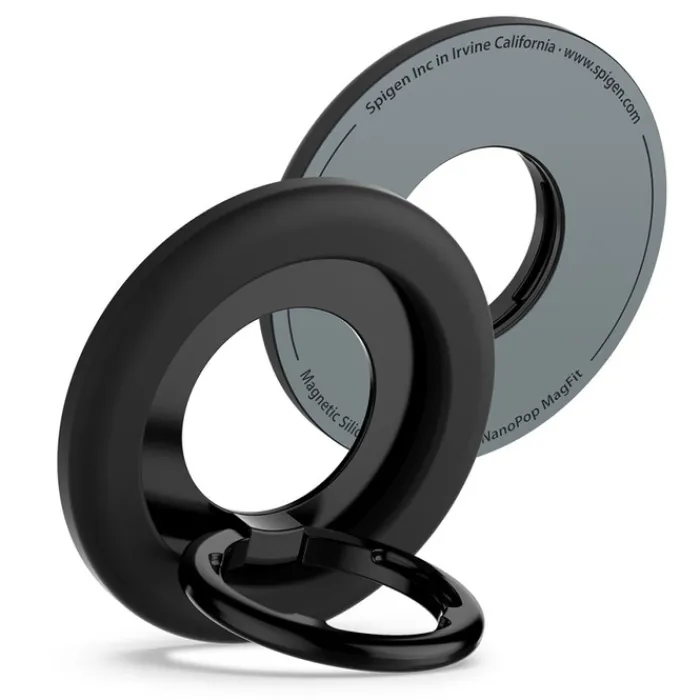 Spigen Uchwyty Magnetyczne|Uchwyty Na Telefon-UCHWYT NA PALEC NANO POP MAGSAFE PHONE RING BLACK SESAME