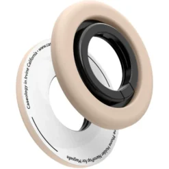 Spigen Uchwyty Magnetyczne|Uchwyty Na Telefon-UCHWYT NA PALEC NANO POP MAGSAFE PHONE RING COCONUT BEIGE