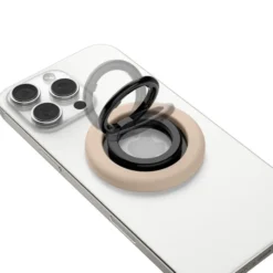 Spigen Uchwyty Magnetyczne|Uchwyty Na Telefon-UCHWYT NA PALEC NANO POP MAGSAFE PHONE RING COCONUT BEIGE