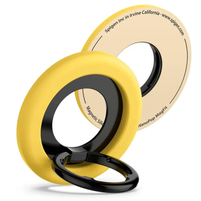Spigen Uchwyty Magnetyczne|Uchwyty Na Telefon-UCHWYT NA PALEC NANO POP MAGSAFE PHONE RING MANGO YELLOW