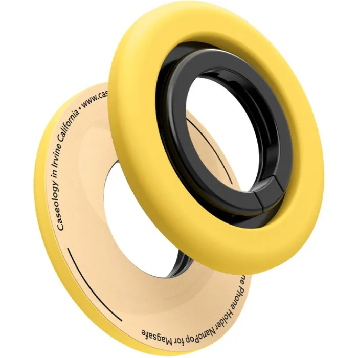 Spigen Uchwyty Magnetyczne|Uchwyty Na Telefon-UCHWYT NA PALEC NANO POP MAGSAFE PHONE RING MANGO YELLOW
