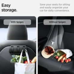 Spigen Tesla-UCHWYT NA SIEDZENIE TESLA MODEL Y/3 CZARNY
