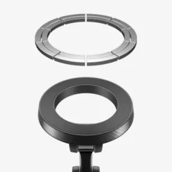 Spigen Iphone 14 Plus|Uchwyty Magnetyczne-UCHWYT SAMOCHODOWY MAGSAFE MFT36 VACUUMLOCK MAGNETIC NA SZYBĘ I KOKPIT CZARNY