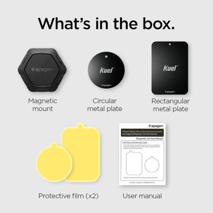 Spigen Uchwyty Samochodowe|Uchwyty Z Ładowaniem Indukcyjnym-Uchwyt Samochodowy Qs11 Air Vent Magnetic Holder