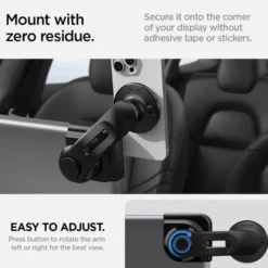 Spigen Tesla-UCHWYT SAMOCHODOWY TESLA TAPLOCK MAGSAFE CAR MOUNT HOLDER BLACK SCREEN