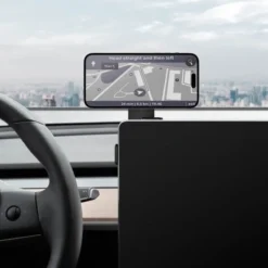 Spigen Tesla-UCHWYT SAMOCHODOWY TESLA ONETAP 3 MAGSAFE BLACK SCREEN MOUNT