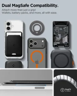 Spigen Uchwyty Magnetyczne|Uchwyty Na Telefon-UCHWYT DUAL POP MAGSAFE SLIM MARBLE GRAY