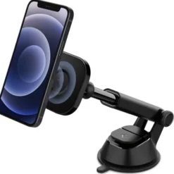 Spigen Iphone 14 Plus|Uchwyty Magnetyczne-Uchwyt ITS35 Magnetyczny Magsafe Na Deskę Dashboard Car Mount Black