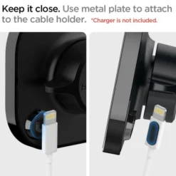 Spigen Iphone 14 Plus|Uchwyty Magnetyczne-Uchwyt ITS35 Magnetyczny Magsafe Na Deskę Dashboard Car Mount Black