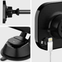 Spigen Iphone 14 Plus|Uchwyty Magnetyczne-Uchwyt ITS35 Magnetyczny Magsafe Na Deskę Dashboard Car Mount Black