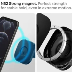 Spigen Iphone 14 Plus|Uchwyty Magnetyczne-Uchwyt ITS35 Magnetyczny Magsafe Na Deskę Dashboard Car Mount Black