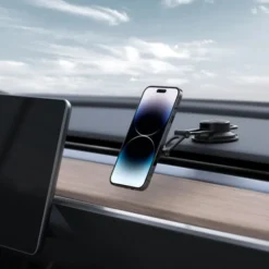 Spigen Iphone 14 Plus|Iphone 13-Uchwyt Its35-3 Onetap Magnetic Magsafe Windshield & Dashboard Car Mount Black