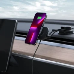 Spigen Iphone 14 Plus|Iphone 13-UCHWYT ITS35W-3 ONETAP PRO 3 MAGNETIC MAGSAFE NA SZYBĘ I KOKPIT BEZPRZEWODOWY CZARNY