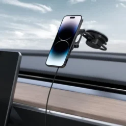 Spigen Iphone 14 Plus|Iphone 13-UCHWYT ITS35W-3 ONETAP PRO 3 MAGNETIC MAGSAFE NA SZYBĘ I KOKPIT BEZPRZEWODOWY CZARNY