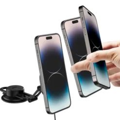 Spigen Iphone 14 Plus|Iphone 13-UCHWYT ITS35W-3 ONETAP PRO 3 MAGNETIC MAGSAFE NA SZYBĘ I KOKPIT BEZPRZEWODOWY CZARNY
