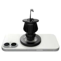 Spigen Uchwyty Samochodowe|Uchwyty Z Ładowaniem Indukcyjnym-UCHWYT MFT13 MAGNETIC MAGSAFE DASHBOARD & VENT CAR MOUNT CZARNY