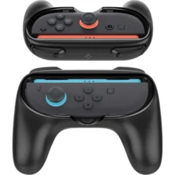 Spigen Nintendo|Akcesoria Do Konsol-UCHWYT NINTENDO SWITCH 2 JOY-CON GRIP NS100 BLACK
