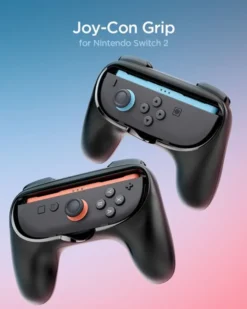 Spigen Nintendo|Akcesoria Do Konsol-UCHWYT NINTENDO SWITCH 2 JOY-CON GRIP NS100 BLACK