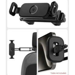Spigen Uchwyty Samochodowe|Uchwyty Na Telefon-UCHWYT ONETAP UTS45 UNIVERSAL HEADREST CAR MOUNT BLACK