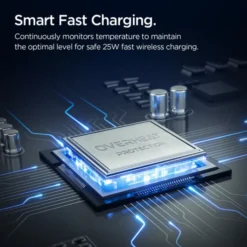 Spigen Uchwyty Samochodowe|Uchwyty Z Ładowaniem Indukcyjnym-UCHWYT Z ŁADOWARKĄ BEZPRZEWODOWĄ ESSENTIAL EV25MFAQ Qi2.2 PELTIER MAGSAFE DO KRATKI NAWIEWU CZARNA