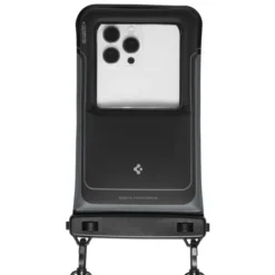 Spigen Inne|Etui Wodoszczelne-WODOODPORNE ETUI A611P PŁYWAJĄCE UNIWERSALNE 2-PACK MATOWE CZARNE
