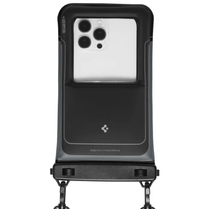 Spigen Inne|Etui Wodoszczelne-WODOODPORNE ETUI A611P PŁYWAJĄCE UNIWERSALNE 2-PACK MATOWE CZARNE
