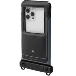 Spigen Inne|Etui Wodoszczelne-WODOODPORNE ETUI A611P PŁYWAJĄCE UNIWERSALNE 2-PACK MATOWE CZARNE