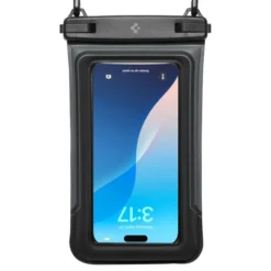 Spigen Inne|Etui Wodoszczelne-WODOODPORNE ETUI A611P PŁYWAJĄCE UNIWERSALNE 2-PACK MATOWE CZARNE