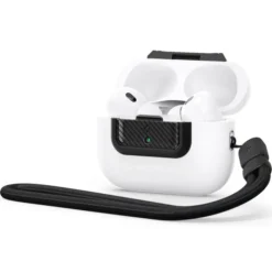 Spigen Etui Airpods|Airpods Pro 2-ZAMYKANIE DO ORYGINALNEGO ETUI AIRPODS PRO 2 1 GEN LOCK FIT M CARBON