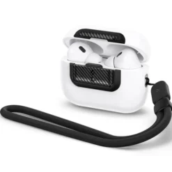 Spigen Etui Airpods|Airpods Pro 2-ZAMYKANIE DO ORYGINALNEGO ETUI AIRPODS PRO 2 1 GEN LOCK FIT M CARBON